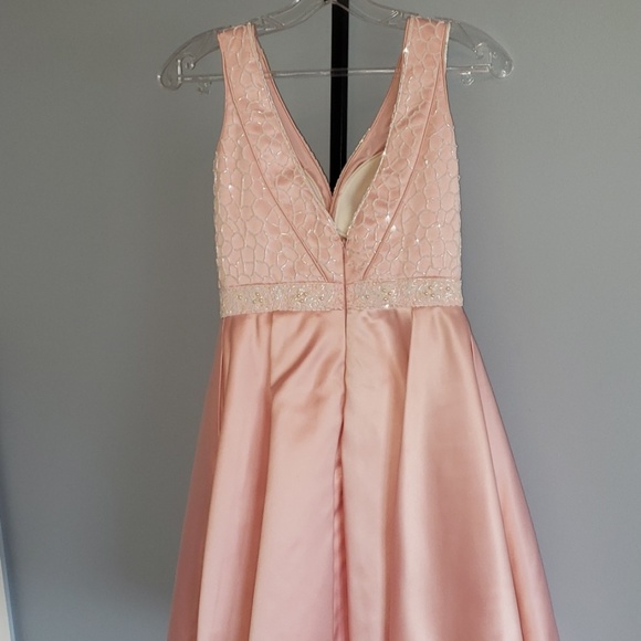 SHERRI HILL Light pink beaded cocktail dress - Picture 5 of 6
